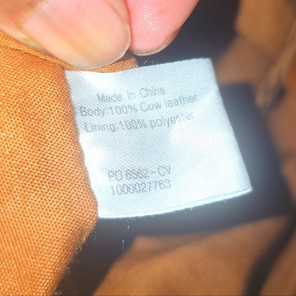 The Sak  Leather Hobo Style Shoulder Bag  Tote Bag Size 16x10" Large - Picture 11 of 12